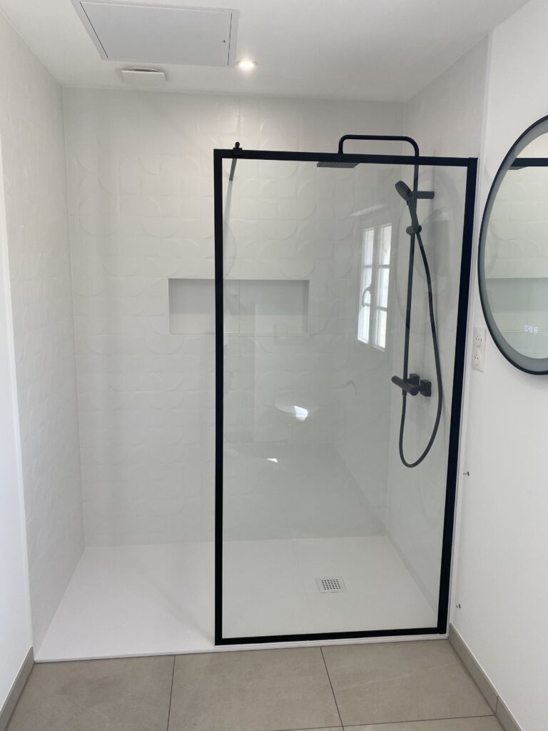 douche rénovée